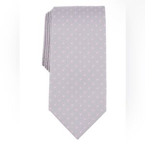 Michael Kors Men’s Tie Hempstead Grid Silver